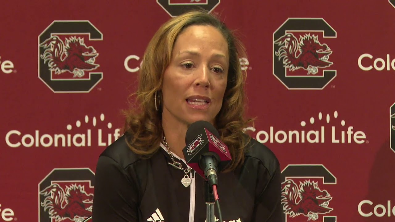 ECU Women's basketball Head Coach Kim McNeil after South Carolina loss