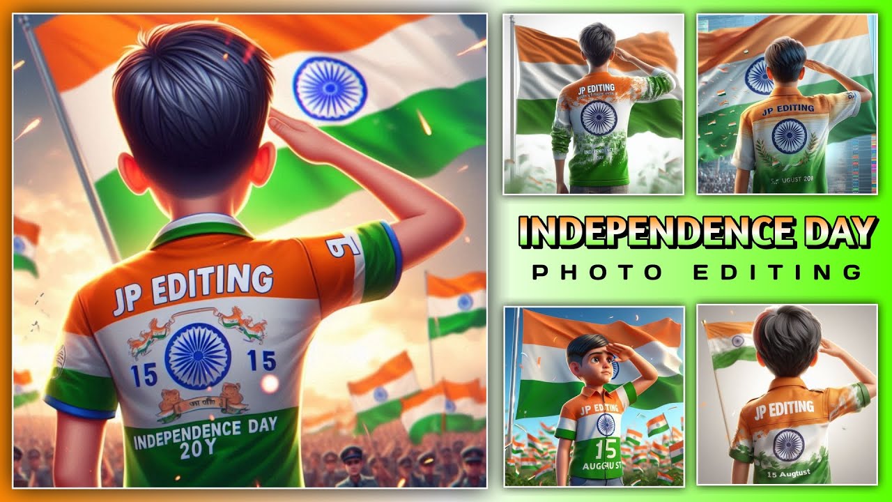 Happy Independence Day Photo Editing | 15 August Photo Editing | Independence Day Banner Editing