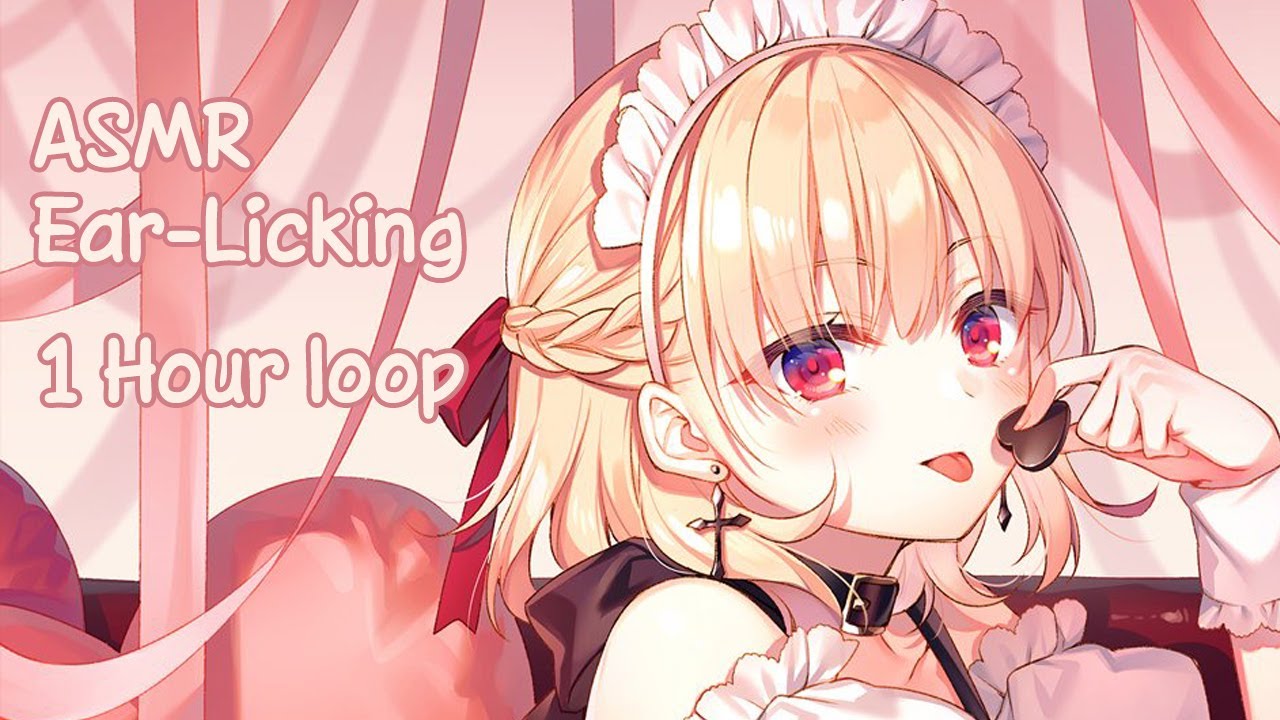 [ASMR Ear-Licking] [1-hour loop] Ear-Licking Without Dialogue [Binaural]