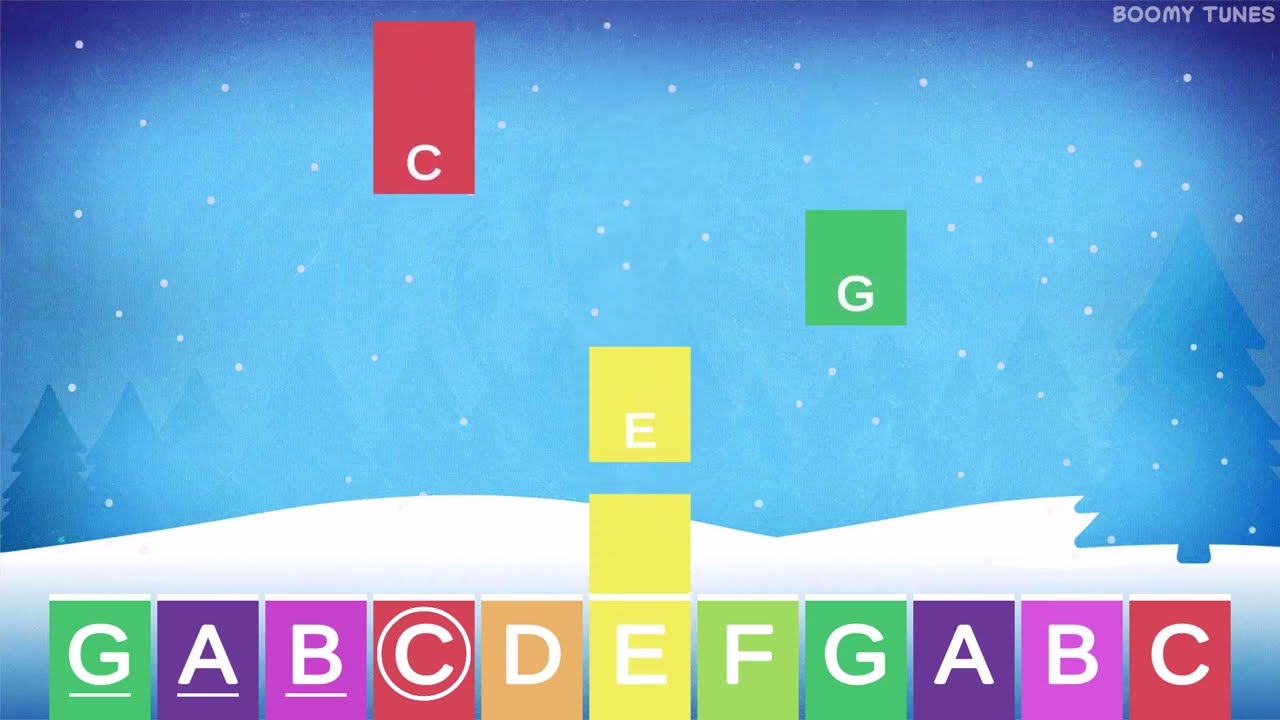 Jingle Bells CHORUS - PLAY ALONG Boomwhackers Deskbells Xylophone Glockenspiel