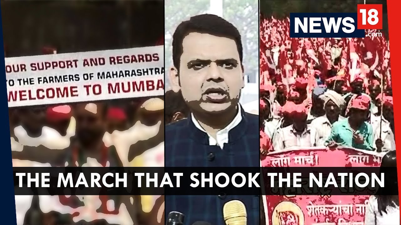 The Farmers Protest | Devendra Fadnavis Govt Bows Down to Red Sea of Farmers in Mumbai