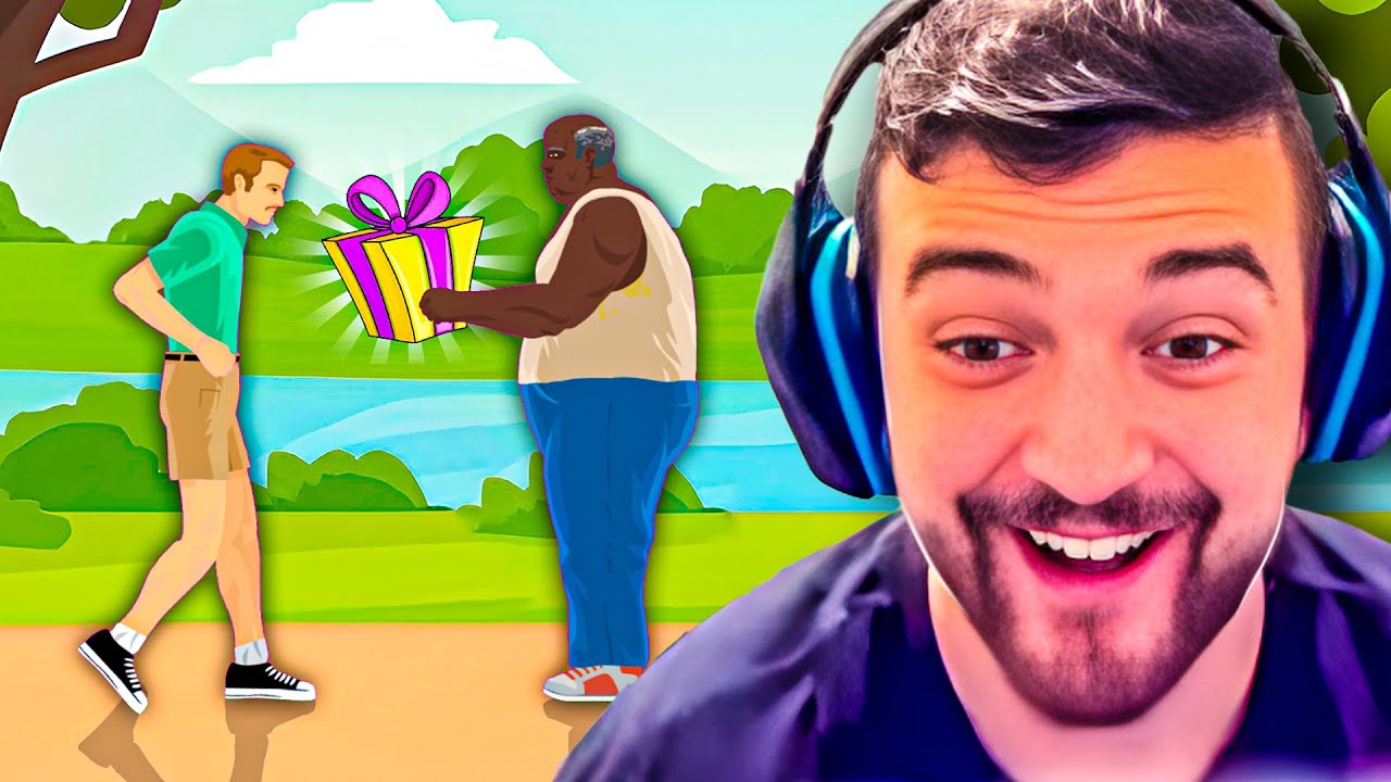 MI HERMANO ME HACE UN REGALO - Happy Wheels