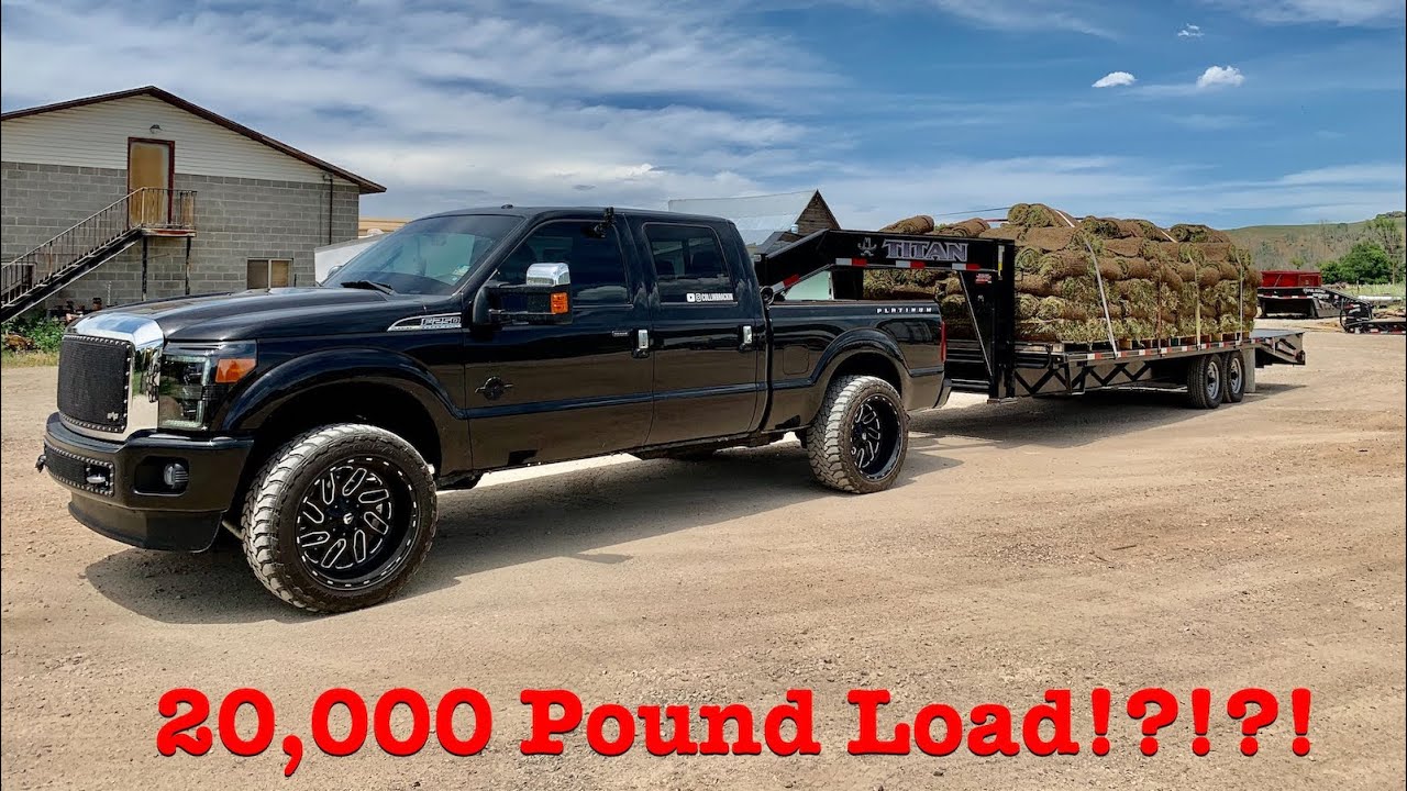 Буксировка 20 000 фунтов с помощью F-250 6.7 Powerstroke! Индивидуальный тюнинг и подушки безопас...