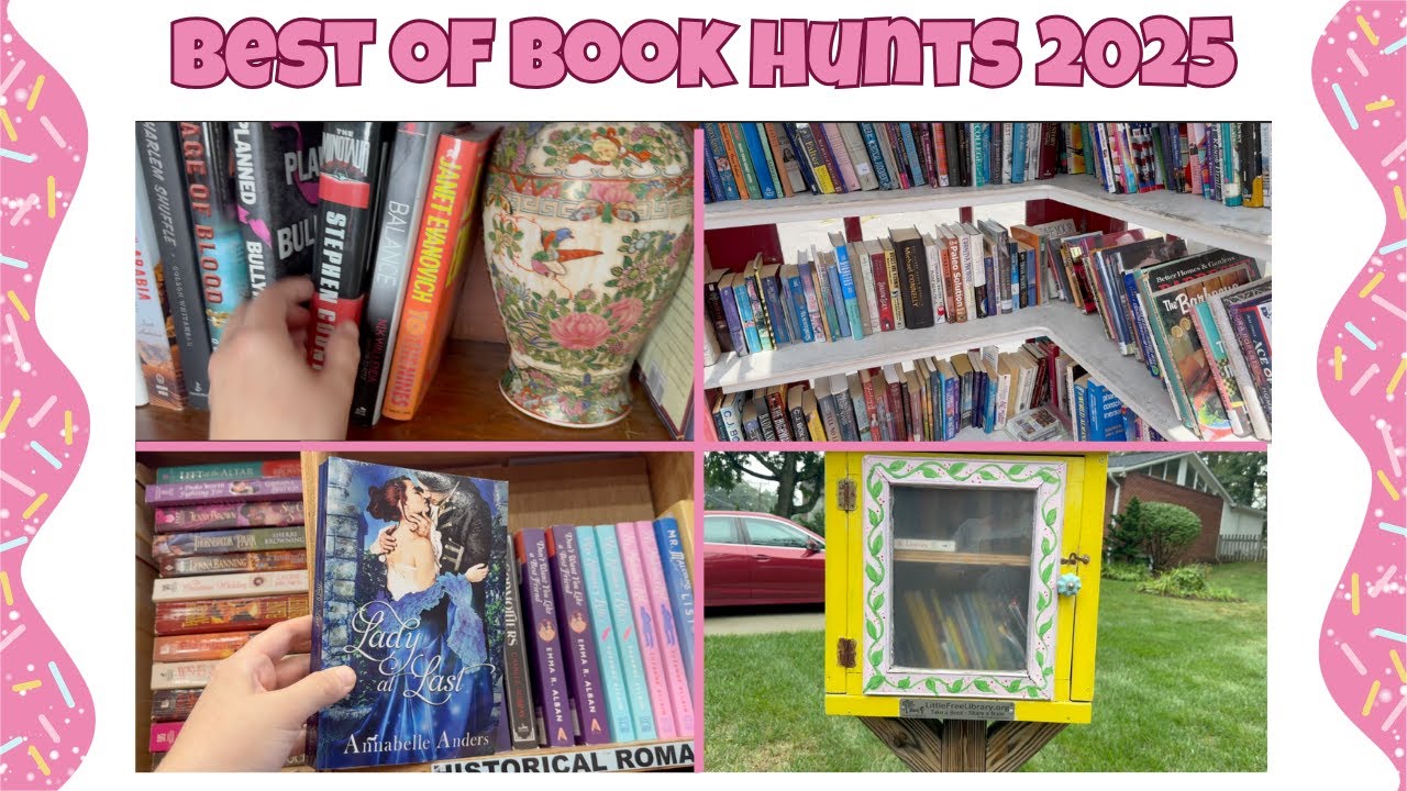 🌟Book Hunts and Little Free Libraries of 2025 🛍️ Over Two Hours of Books!
