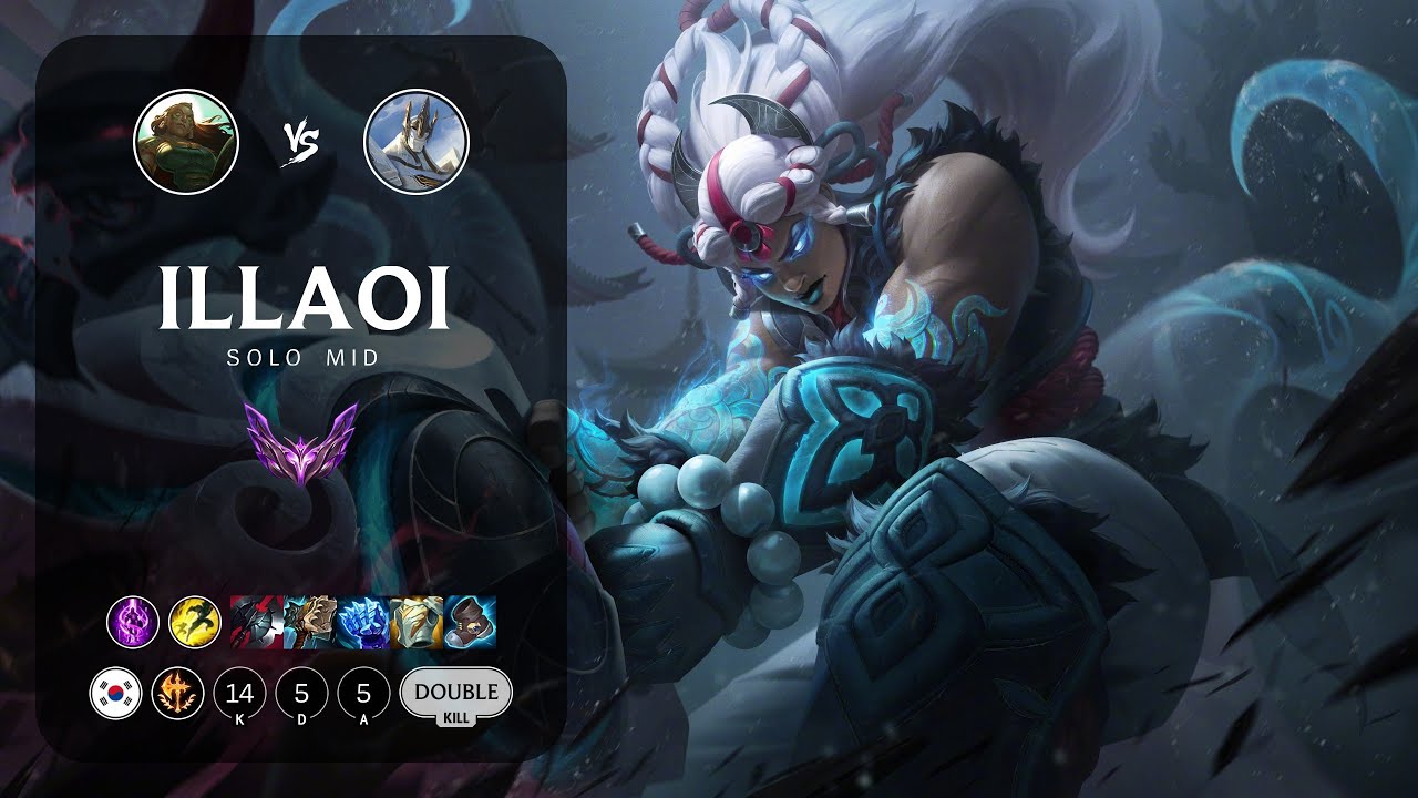 Illaoi Mid vs Galio - KR Master Patch 13.22