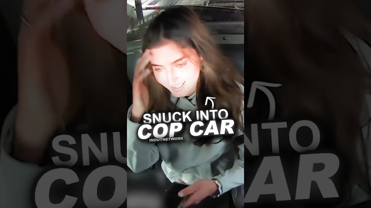 College Student SNUCK Into Police Cruiser