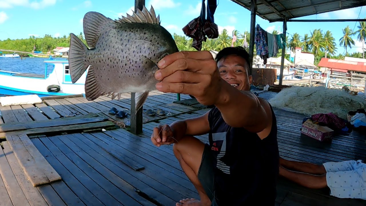 Hanya mancing di kolong rumah hasilnya kaya gini