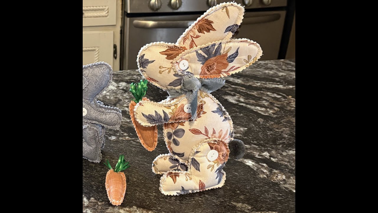 Bunny Jointed ITH embroidery Design