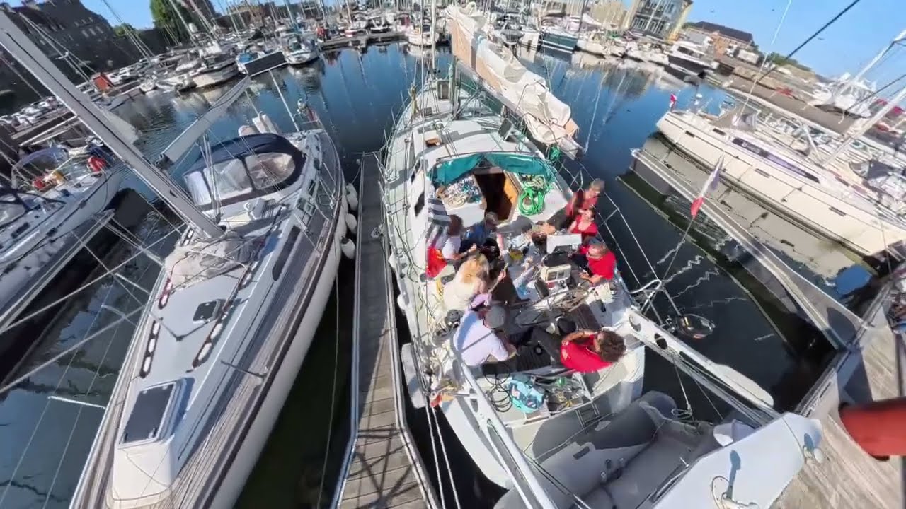 St. Malo Entrance Bassin Vauban by Sailboat