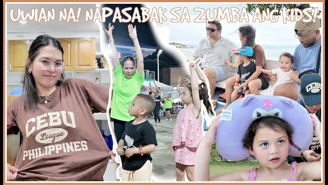 UWIAN NA! NAPASABAK SA ZUMBA ANG KIDS KASAMA ANG LOLA!  RichZigzVlogs