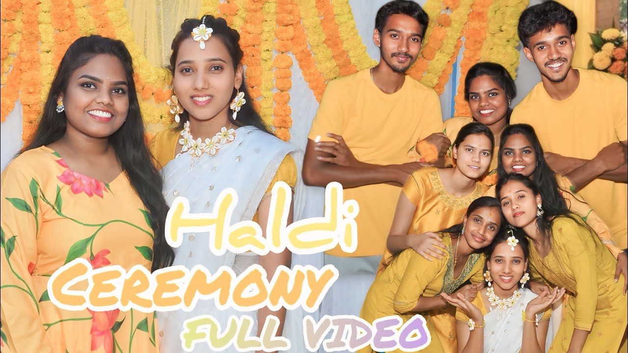 Haldi ceremony FULL VIDEO 💁‍♀️✨..,#rashmirashyoutubechannel 