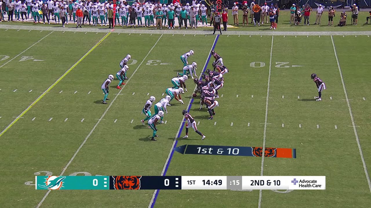 Willie Gay Jr. gets to Tyson Bagent for a sack on the Bears' opening drive