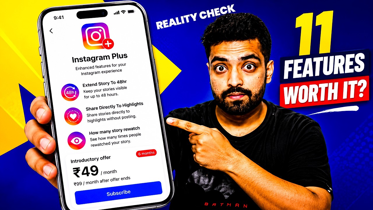 I Tried Instagram Plus 😳 Worth Paying ₹49/Month? (11 Features Tested)