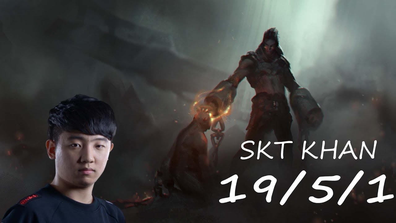 T1 Khan Stream: Khan Sylas KDA 19/5/1.