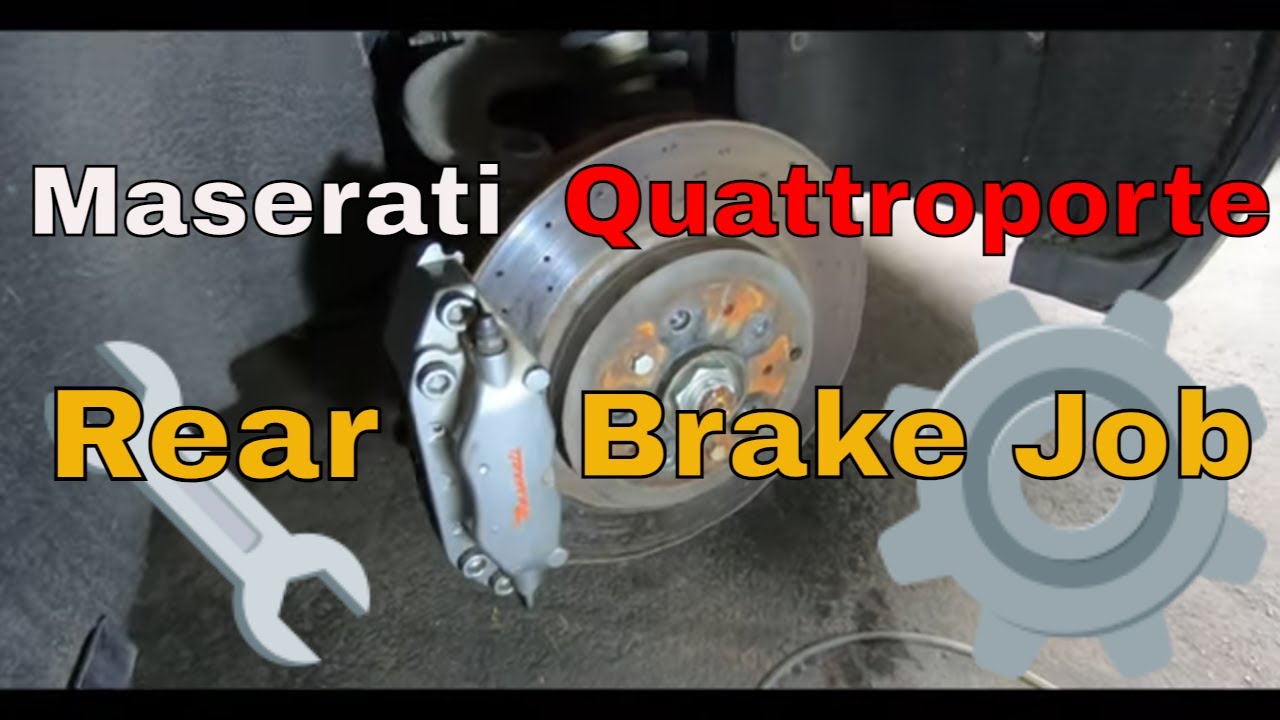Maserati Quattroporte Rear Brake Replacement