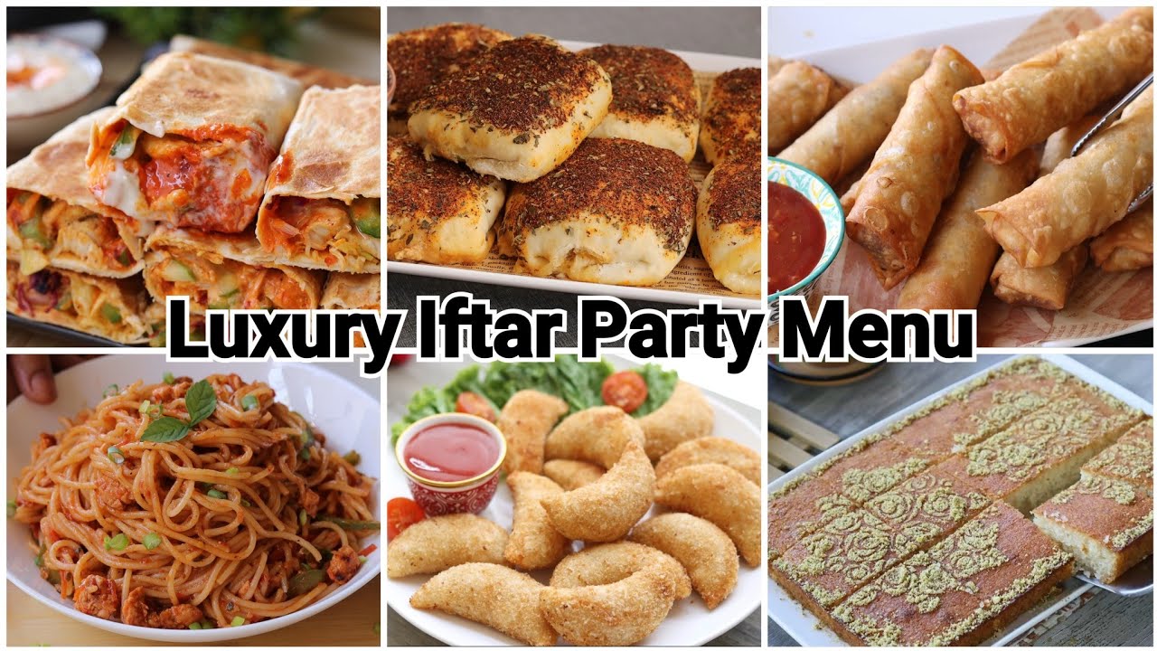 Luxury Iftar Party Menu by (Yes I Cam Cook)
