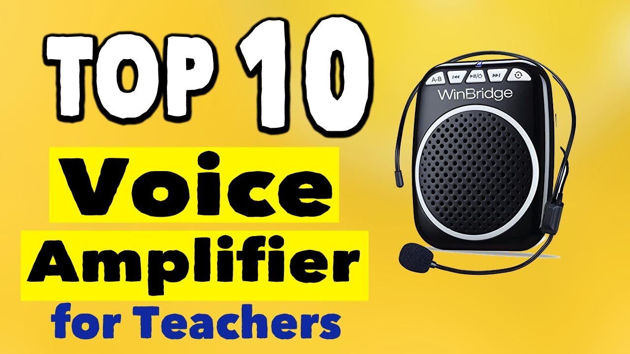 Best Voice Amplifier For Teachers Portable Wireless