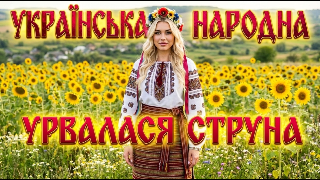 ❤️Урвалася струна - Українська Народна | УкраїнськаМузика