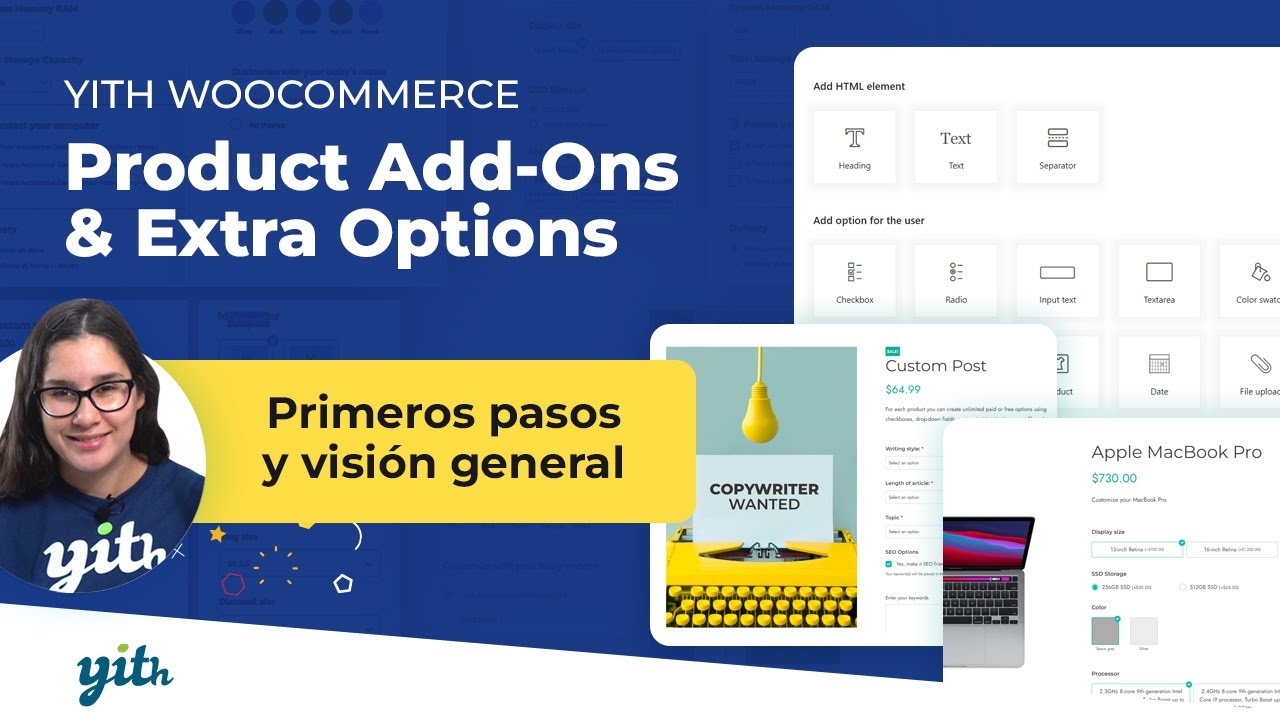 Primeros pasos y visión general - YITH WooCommerce Product Add ons & Extra Options