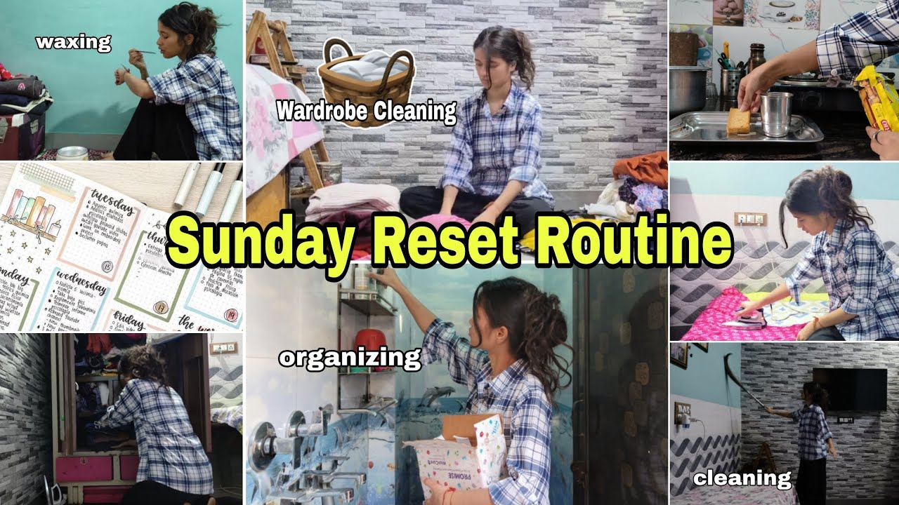 RESET: SUNDAY MORNING-NIGHT ROUTINE/Wardrobe Cleaning, Summer Prep, Monthly Planner #sunday #vlog