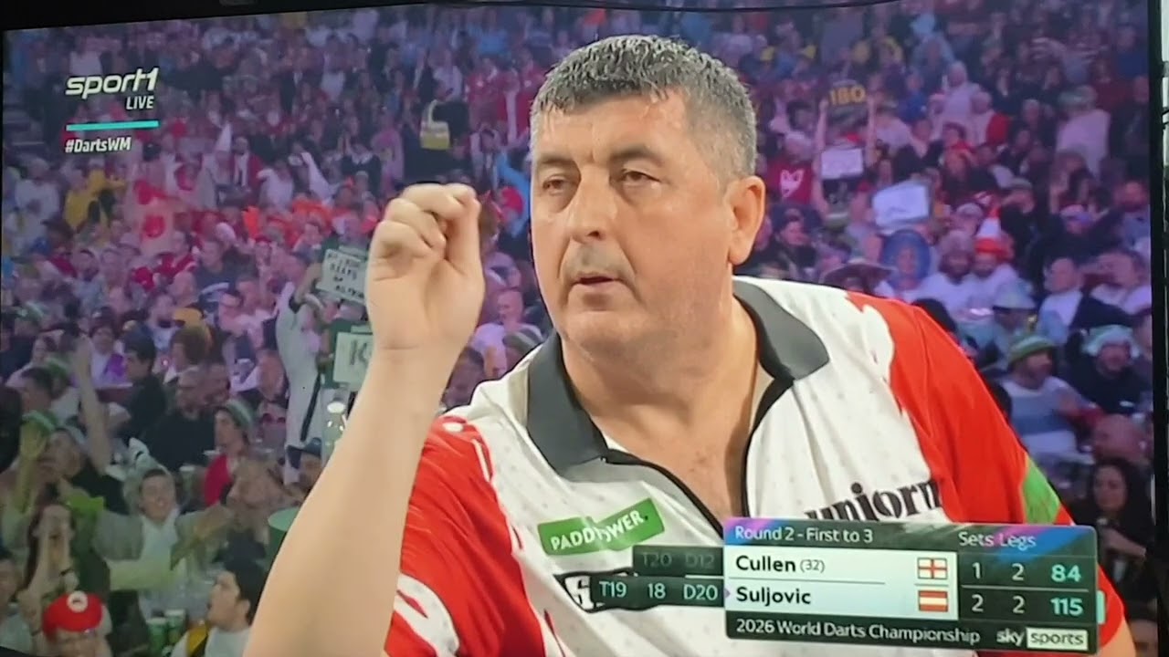 Der Nächste Gesetzte Spieler mit Jo Cullen ist raus gegen Mensur Suljovic.