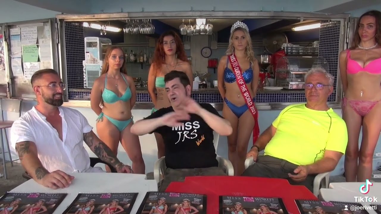 *** AMICI DI JOE RIVETTI* MISS WORLD CALENDAR 2025* LIVE IN BAR COLA* TOPOLINI BEACH TRIESTE ***