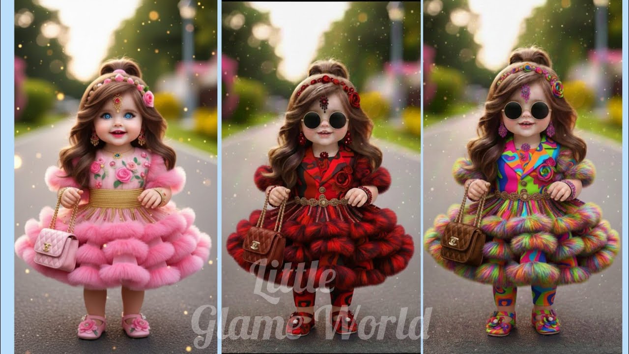 Little babies glamed in colourful designing dresses.#babyfashionshow #babyoutfits # little Glame 