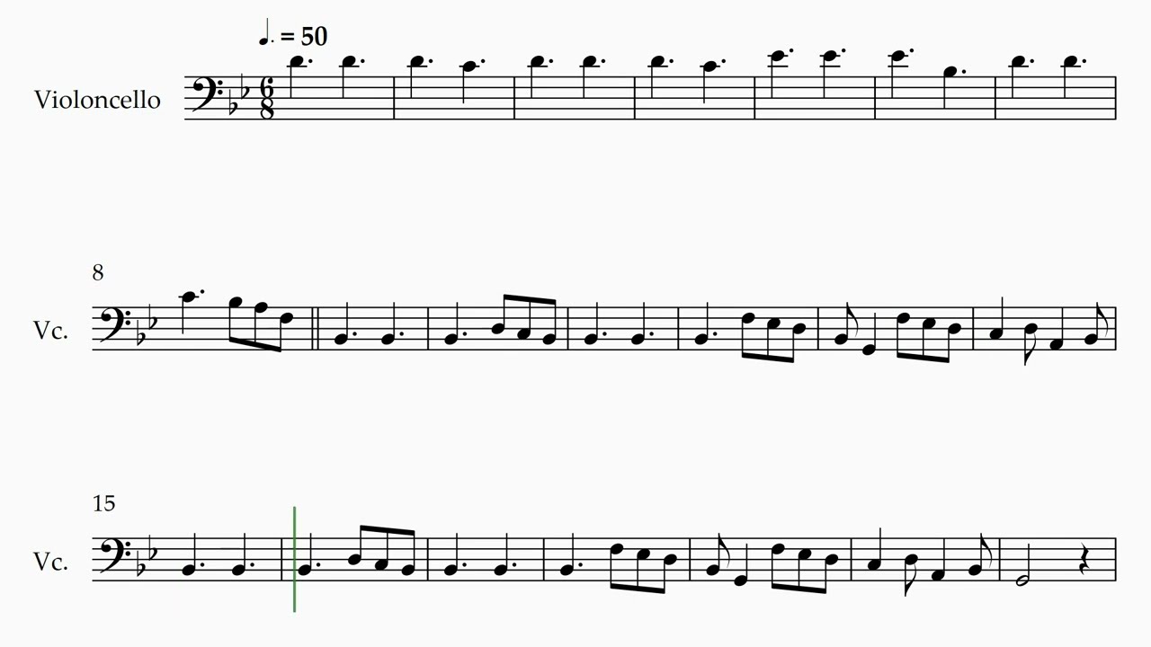 A Thousand Years - Christina Perri | Cello Sheet Music