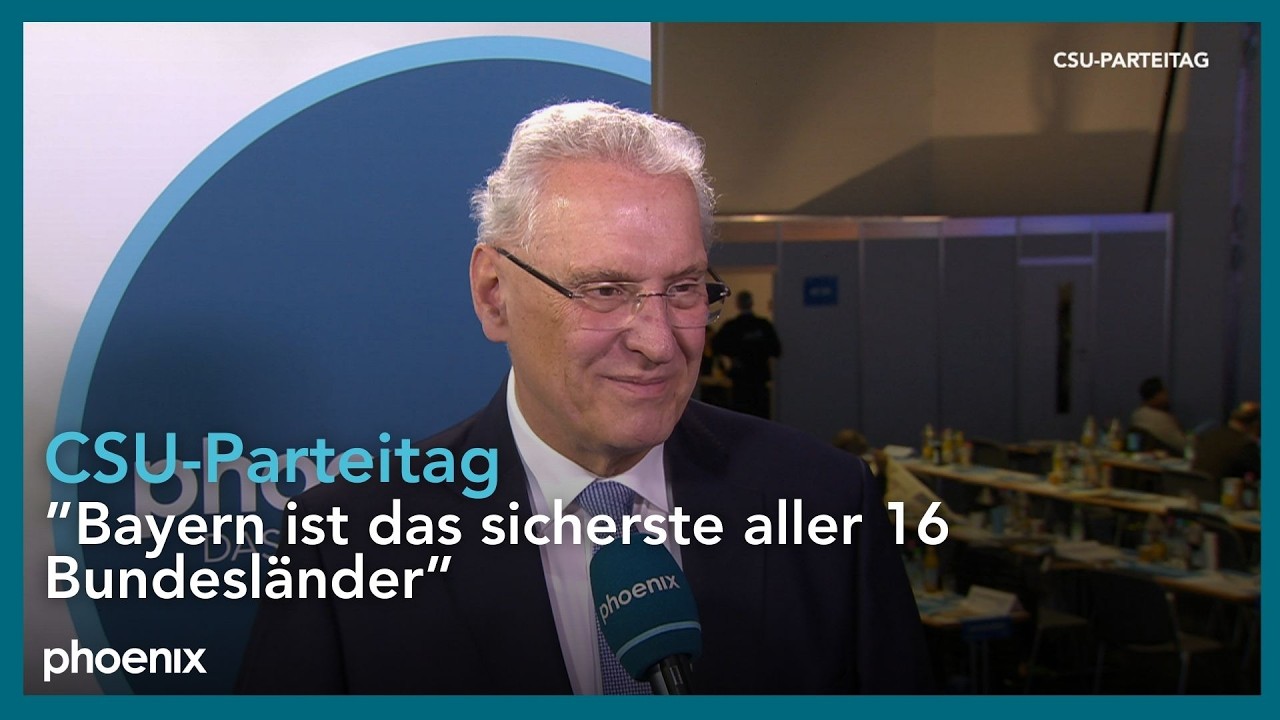 CSU-Parteitag: Joachim Herrmann (CSU, Bayerischer Innenminister) im phoenix-Interview | 13.12.2025