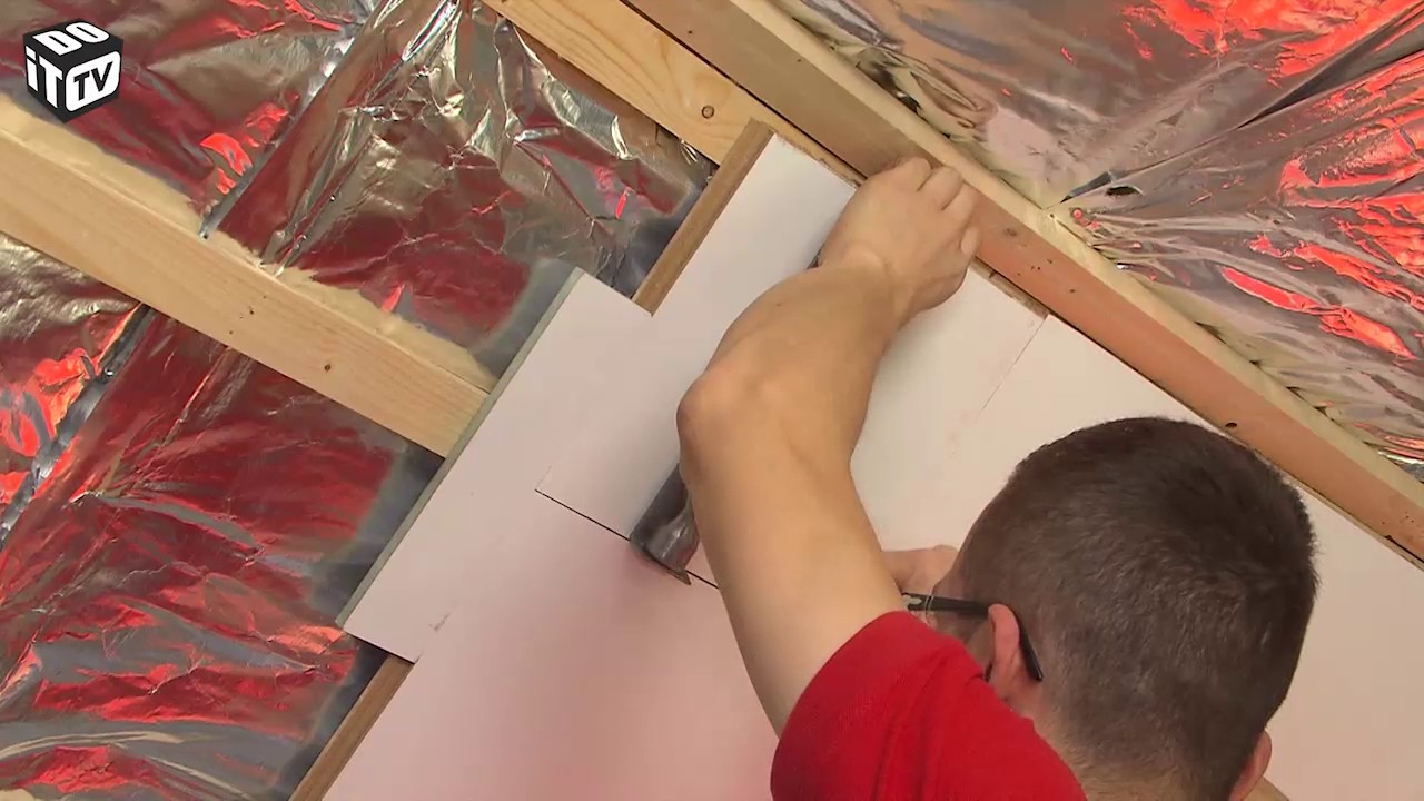 Panidur plafond&wand Montage: Zolder afwerken met Sharpclickpanelen