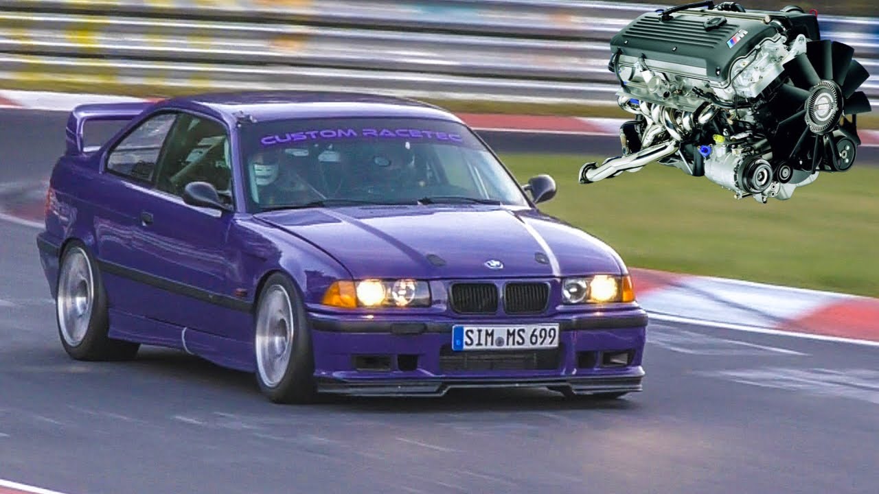 BMW E36 S54B32 Coupe on the Nürburgring Nordschleife!