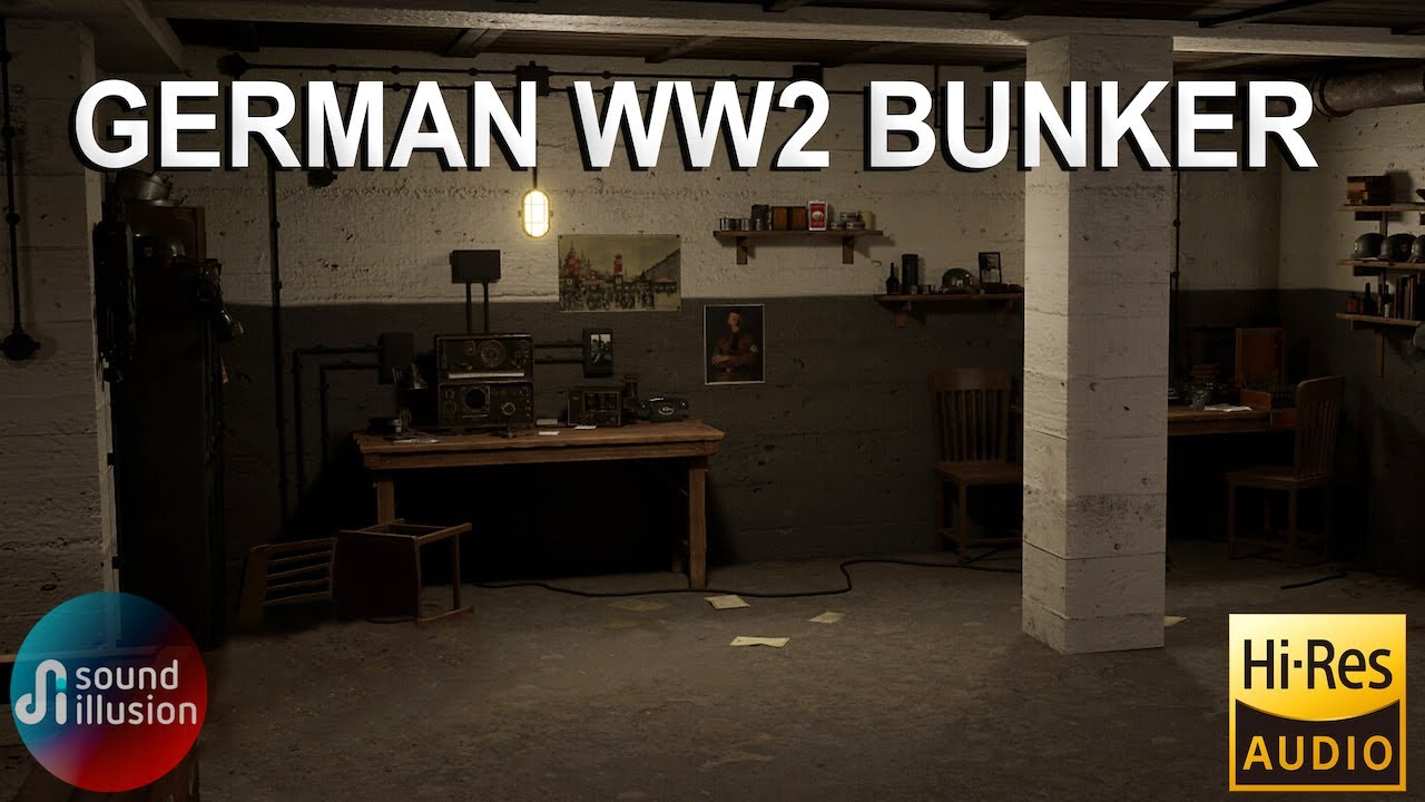WW2 German Nazi Bunker Ambience