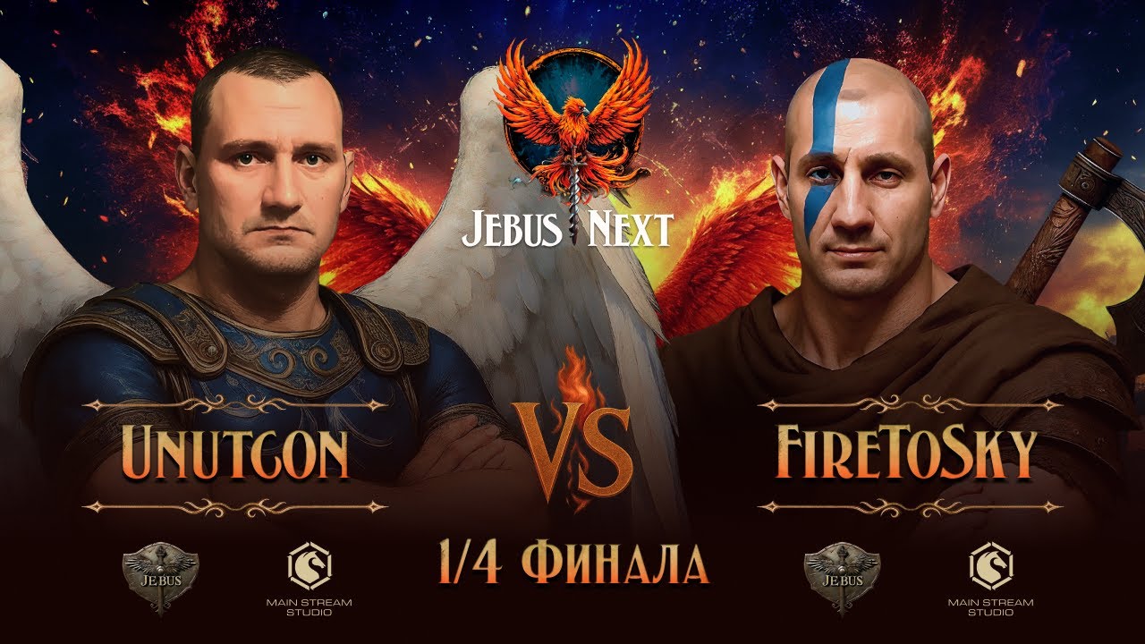 1/4 финала Jebus Next. Unutcon vs FireToSky