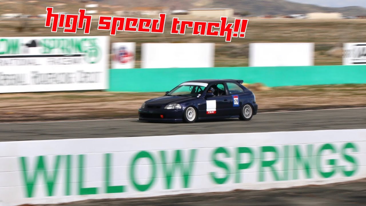 EK Civic RACES at BIG WILLOW!! First time at WSIR | Extreme Speed Track Events | JDM SPEC Series