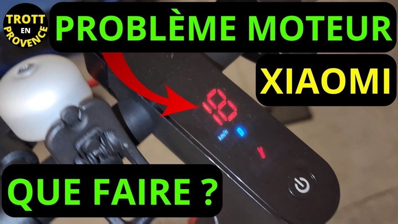 Code erreur 18 Xiaomi Essential Pro 2 Mi scooter 3 1S : Problème capteur Hall trottinette électrique