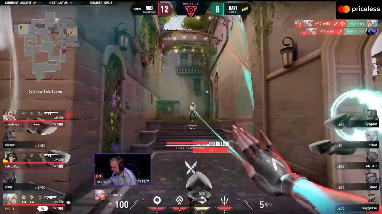 NRG ardiis 4k with jett knives vs NaVi | VCT Masters Tokyo