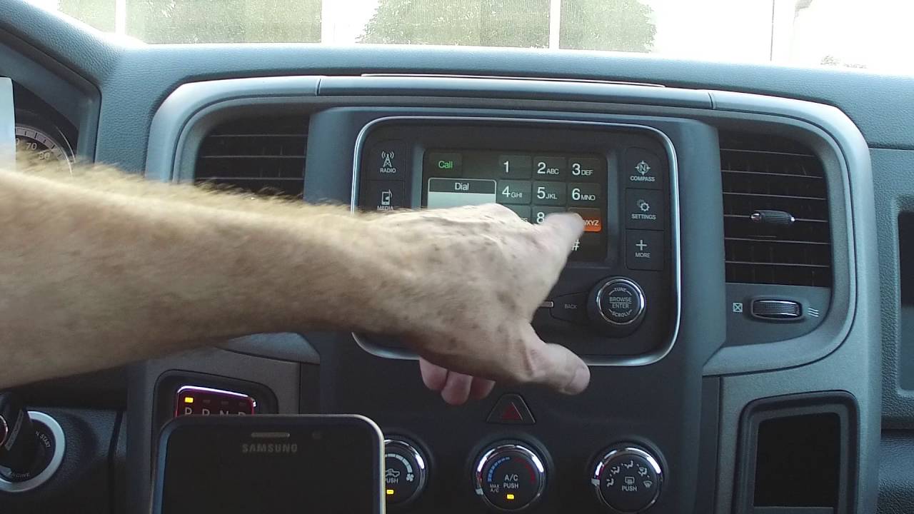 How to Pair an Andriod or IPhone to a Uconnect 5.0 Radio System