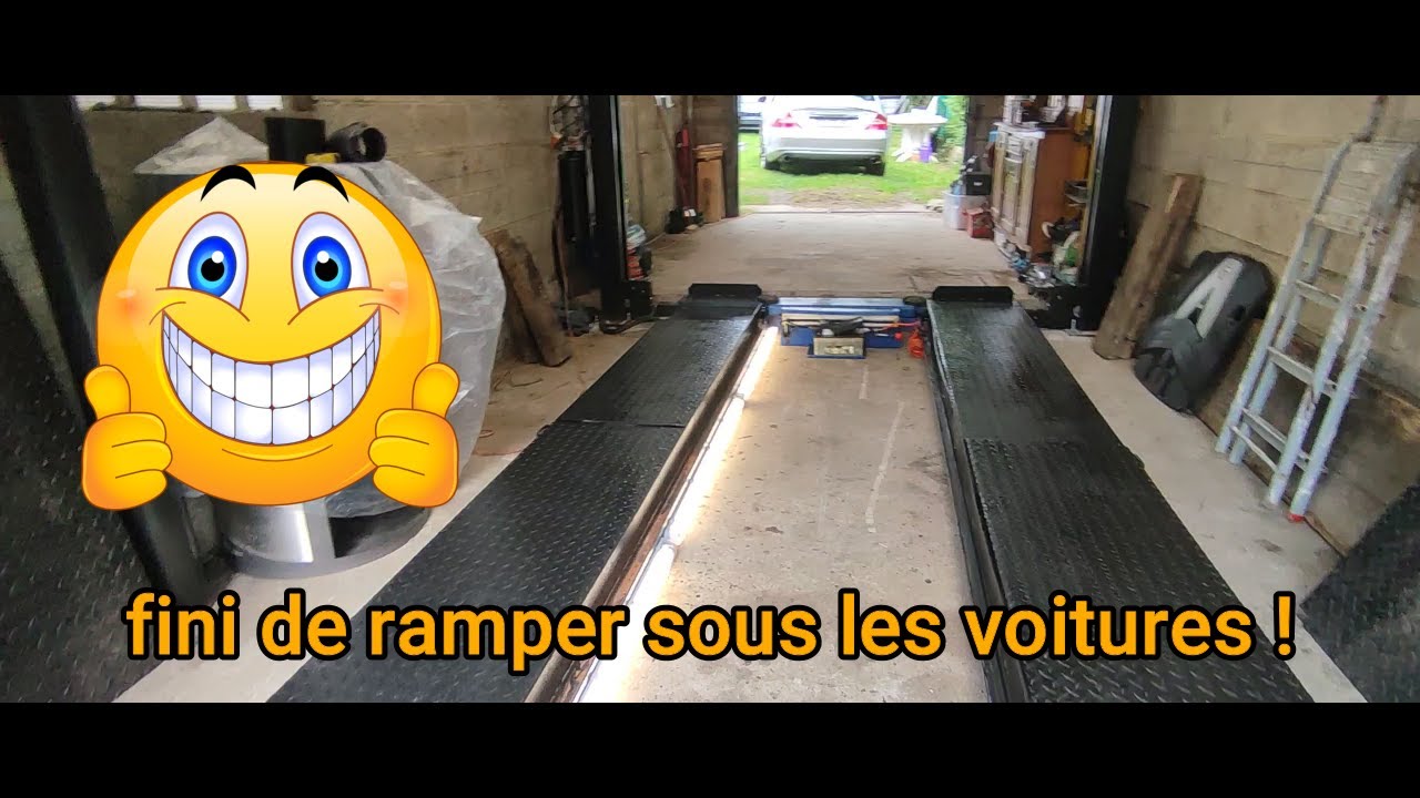 j'installe un pont au garage !😍.