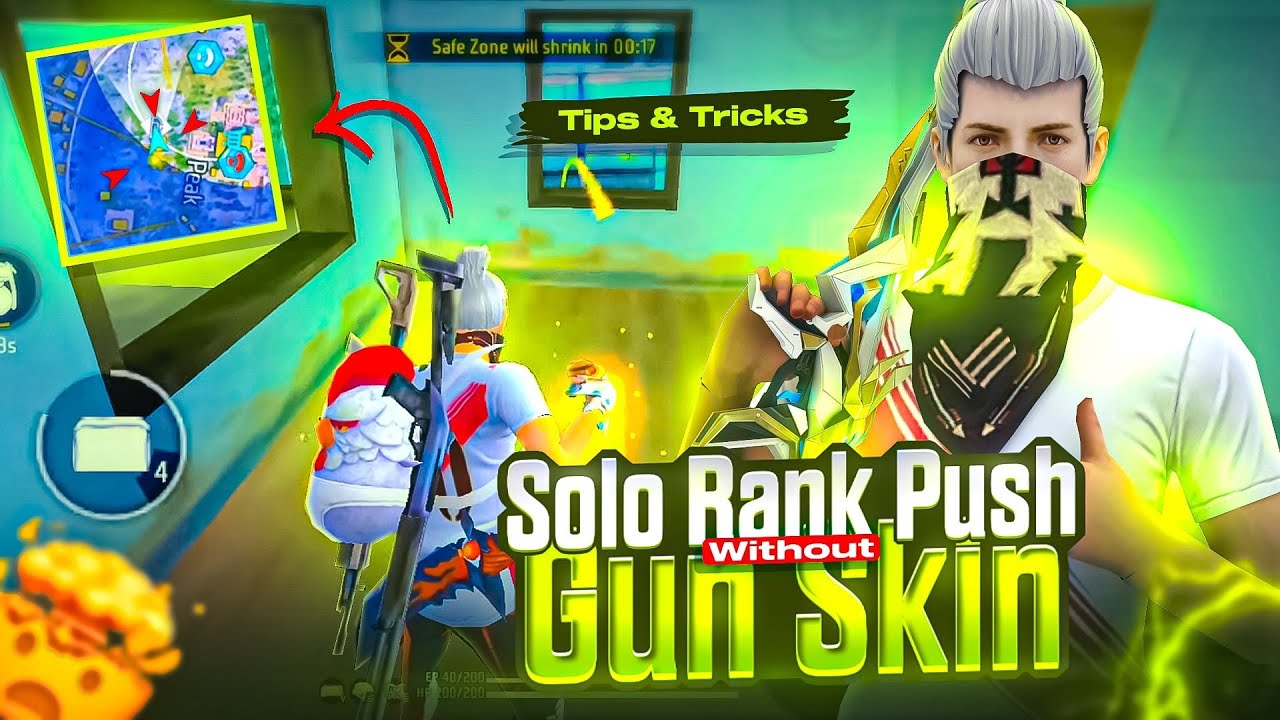 Solo Rank Push 🔥 Without GUN SKINS ✅ | Strategy + Gameplay 🤯 | Br Rank | Utkarsh FF