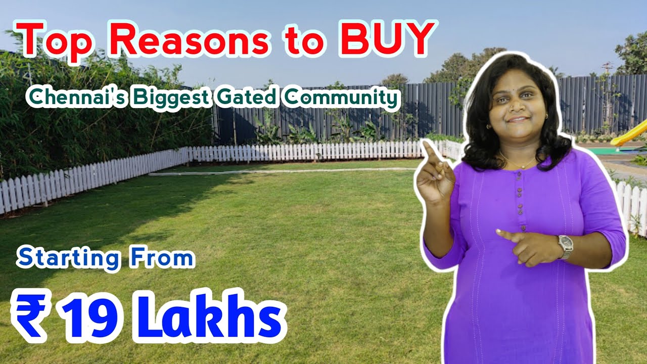 Chennai's Biggest Gated Community | Purva Soukhyam | PurvaLand | Premium Villa Plots