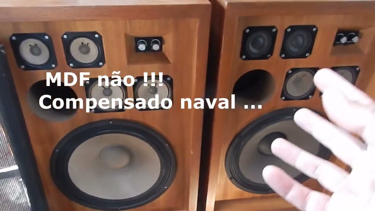 VENDA -CAIXAS DE SOM VINTAGE NOVIK - 15 POLEGADAS- 3 VIAS - CAIXAS MONSTER  80´S