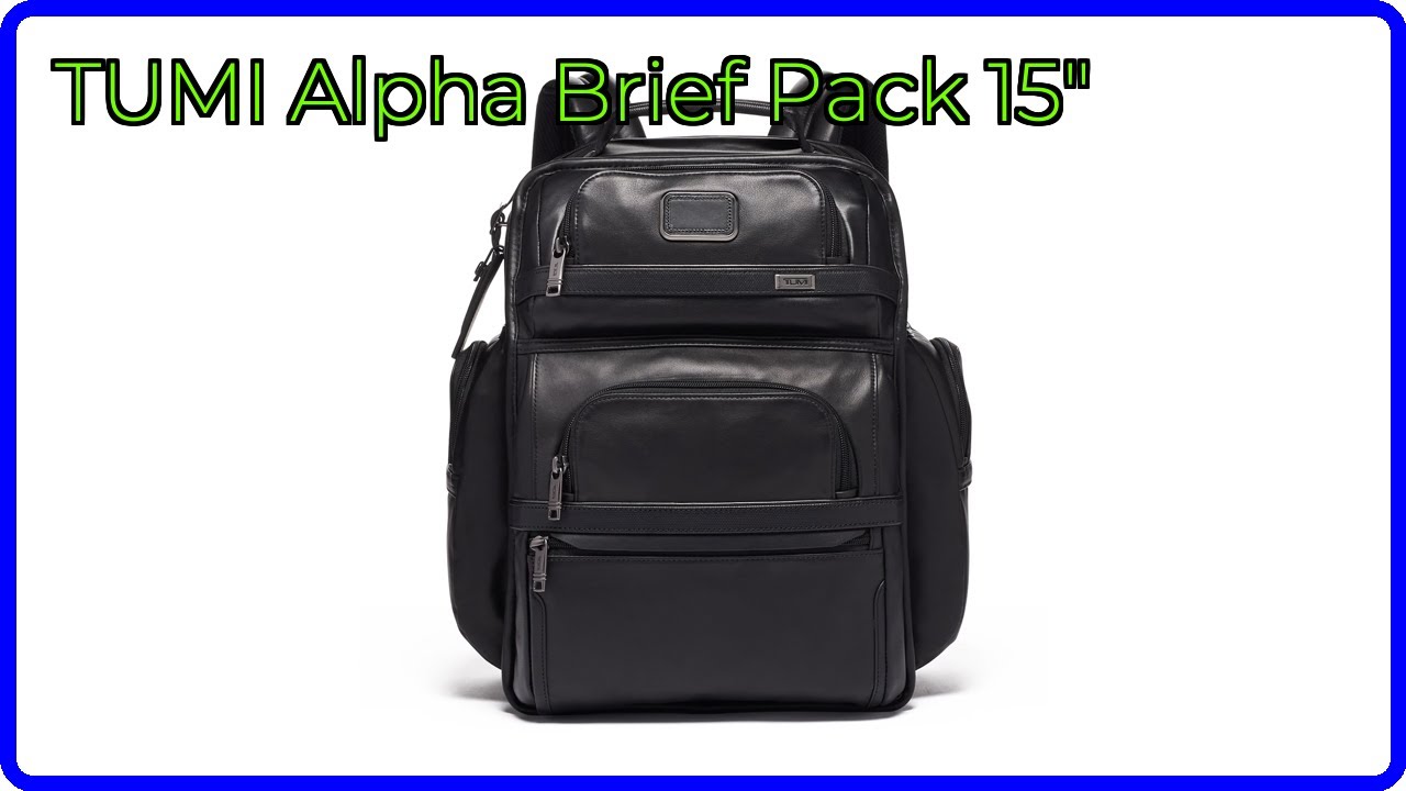 REVIEW (2026): TUMI Alpha Brief Pack 15