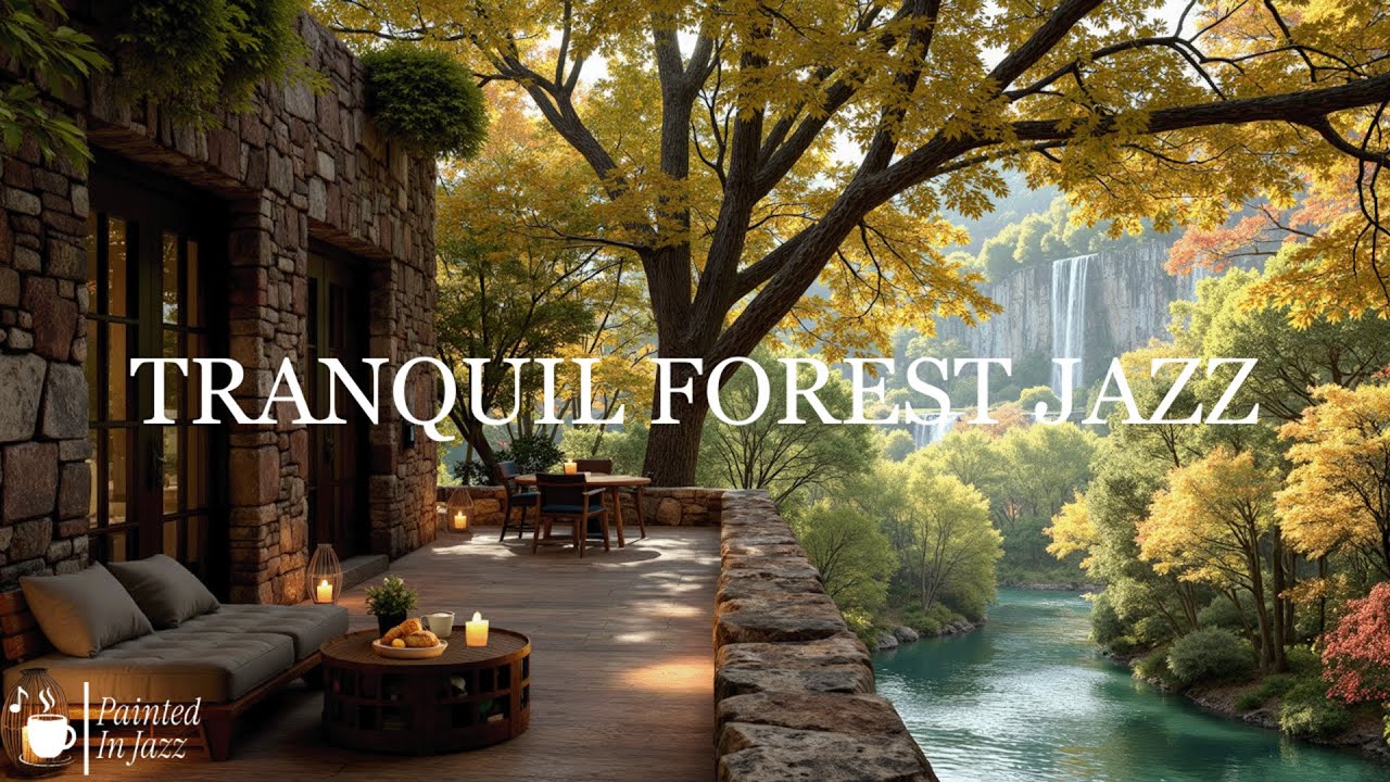 Tranquil Autumn Forest Jazz 🌿 Peaceful Smooth Jazz & Nature Ambience for Calm, Relax, Focused Work