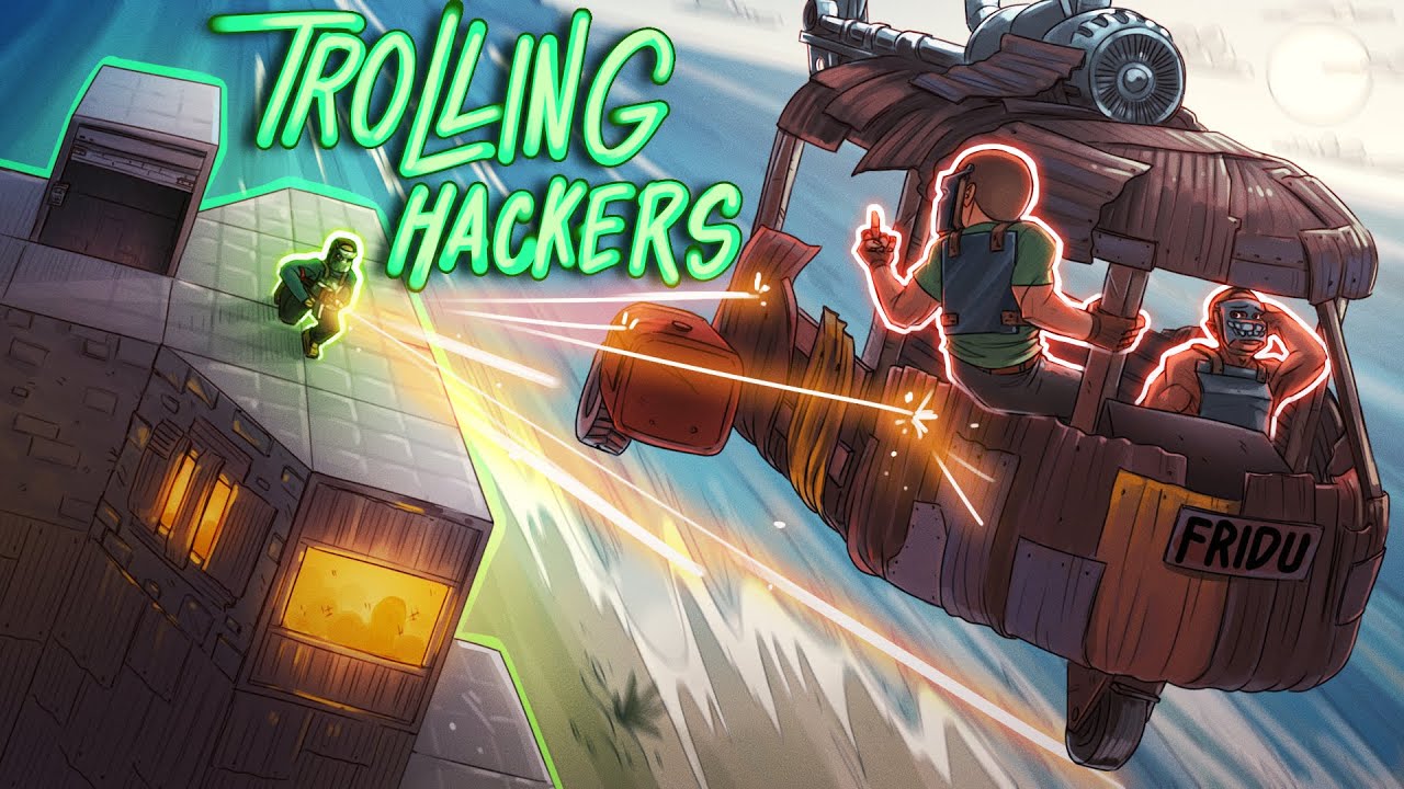 TROLLING A GAME BANNED CHEATER | RUST (1 of 6)