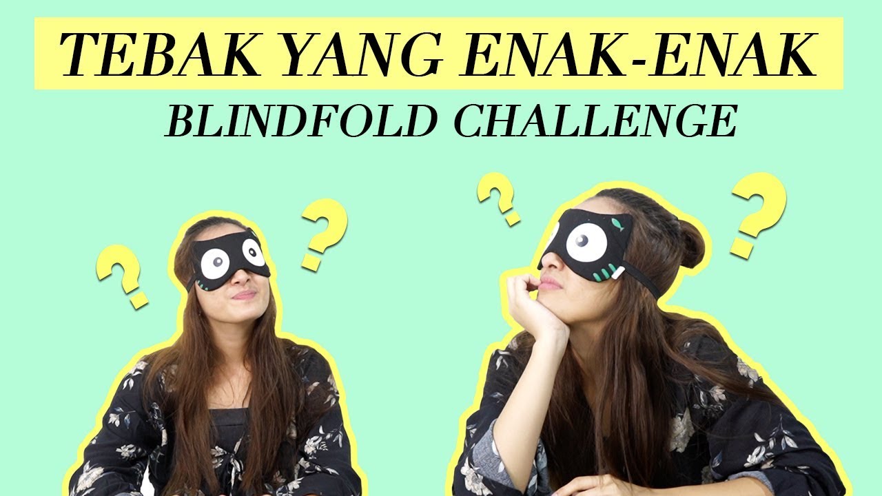 Mawar de Jongh - Tebak Jajanan Tradisional | BLINDFOLD CHALLENGE