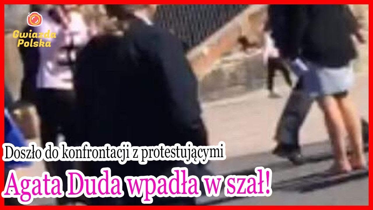 Szok! Doszło do konfrontacji z protestującymi. Agata Duda wpadła w szał!