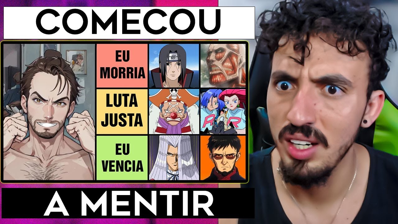 Vilões de ANIME que eu QUEBRAVA NA PORRADA - Andrezitos | Leozin React