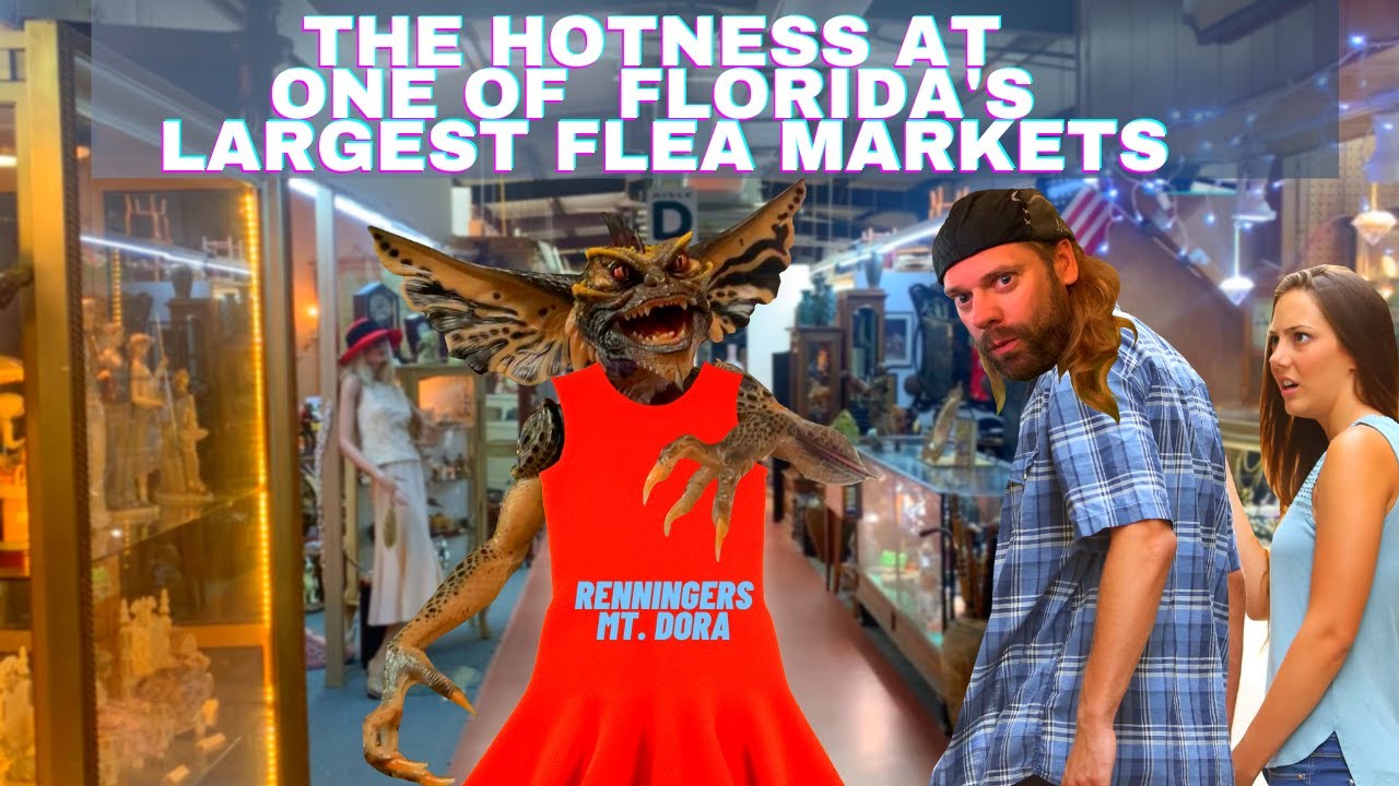 HUGE flea market featuring Disney World Props & Historic Antiques | Mount Dora Florida | Renningers