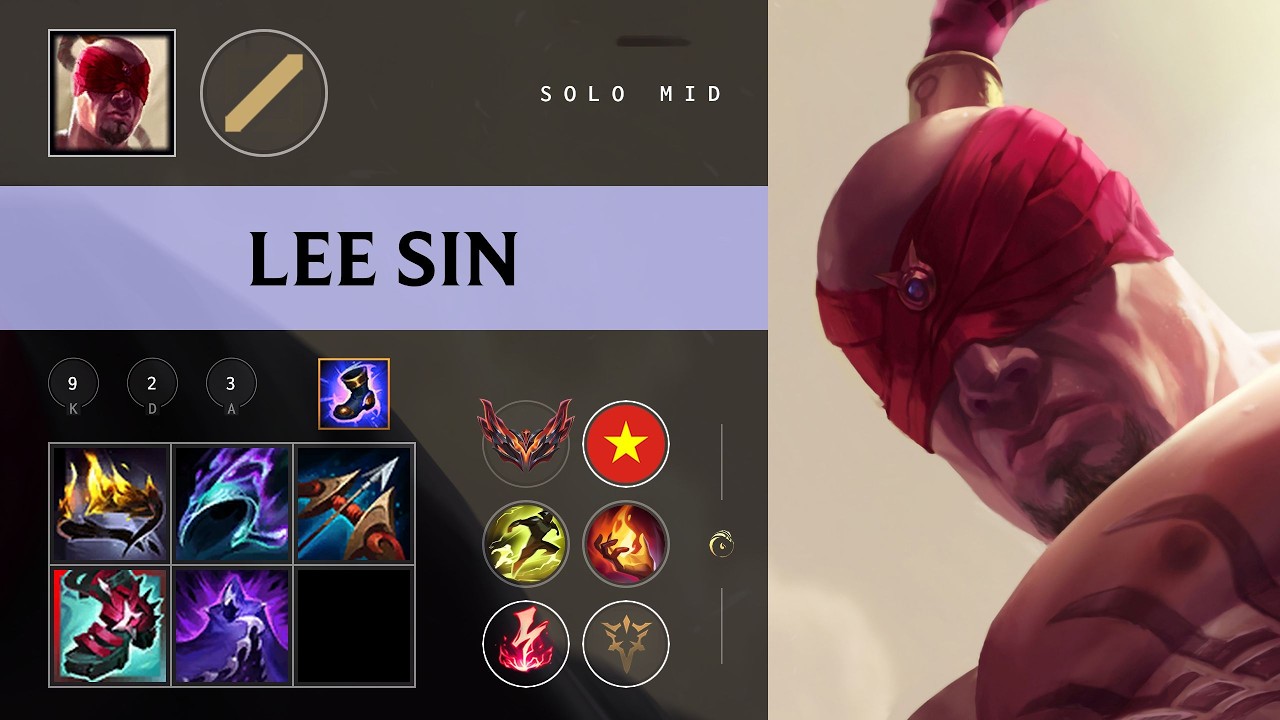 Lee Sin Mid vs Zoe - VN Grandmaster Patch 26.08