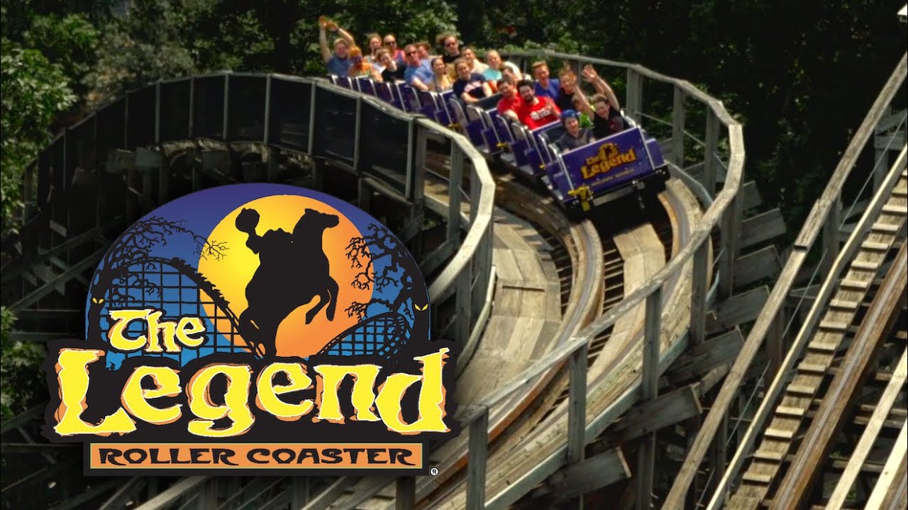 Legend Review Holiday World CCI Wooden Roller Coaster